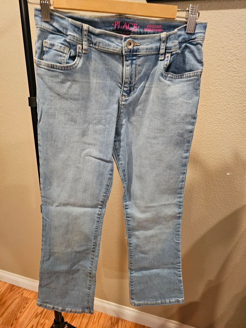 The Children's Place Light Blue PLUS SIZE 10 Bootcut Jeans